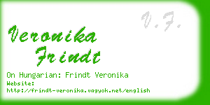 veronika frindt business card